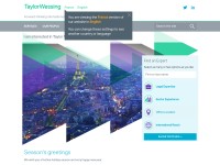 Desktop screenshot for taylorwessing.com