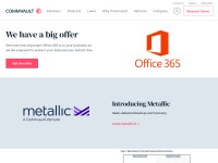 Desktop screenshot for commvault.com