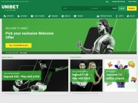 Screenshot of unibet.eu