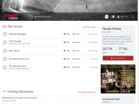 Desktop screenshot for tennisforum.com