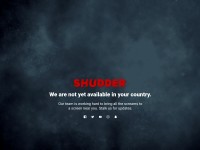 Desktop screenshot for shudder.com
