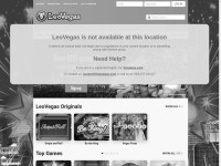 Desktop screenshot for leovegas.com