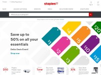 Desktop screenshot for staples.ca
