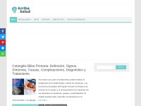 Desktop screenshot for arribasalud.com