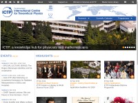 Desktop screenshot for ictp.it