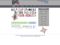 Desktop screenshot for projecthoneypot.org