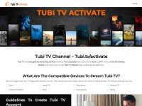 Desktop screenshot for tubitvactivates.com