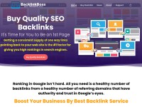 Desktop screenshot for backlinkboss.com