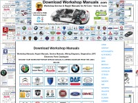 Desktop screenshot for downloadworkshopmanuals.com