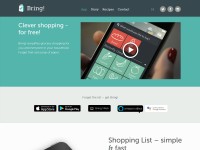 Desktop screenshot for getbring.com
