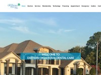 Desktop screenshot for easternoklahomadentalcare.com
