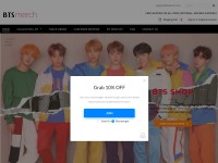 Desktop screenshot for btsmerch.com