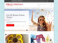 Desktop screenshot for healthyessentials.com