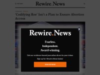 Desktop screenshot for rewire.news