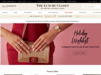 Desktop screenshot for theluxurycloset.com
