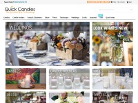 Desktop screenshot for quickcandles.com