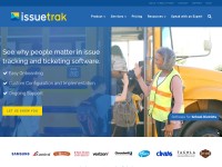 Desktop screenshot for issuetrak.com