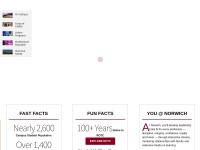 Desktop screenshot for norwich.edu