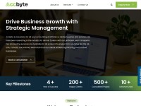 Desktop screenshot for accbyte.co.uk