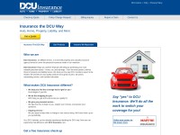 Desktop screenshot for dcuinsurance.com