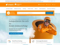 Desktop screenshot for strato.de