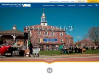 Desktop screenshot for wne.edu