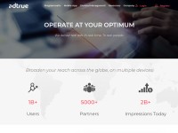 Desktop screenshot for adtrue.com