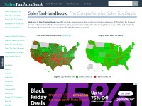 Desktop screenshot for salestaxhandbook.com