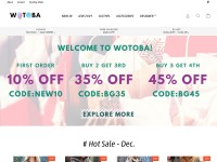 Desktop screenshot for wotoba.com