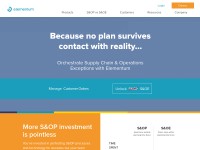 Desktop screenshot for elementum.com