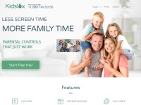 Desktop screenshot for kidslox.com