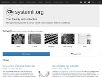 Screenshot of systemli.org