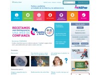 Desktop screenshot for familiaysalud.es