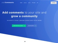 Desktop screenshot for just-comments.com