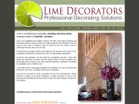 Desktop screenshot for limedecorators.com