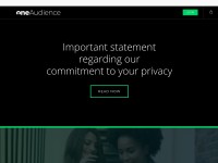 Desktop screenshot for oneaudience.com