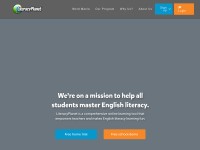 Desktop screenshot for literacyplanet.com