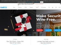 Desktop screenshot for reolink.com