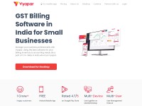 Desktop screenshot for vyaparapp.in