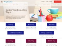 Desktop screenshot for prepscholar.com