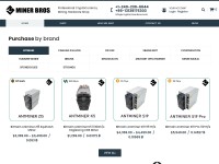 Desktop screenshot for cryptominerbros.com