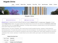 Desktop screenshot for brigadecitrine.net.in