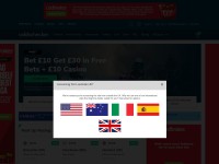 Desktop screenshot for oddschecker.com