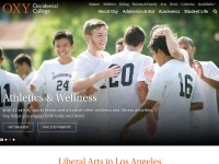 Desktop screenshot for oxy.edu