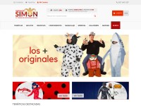 Desktop screenshot for disfracessimon.com