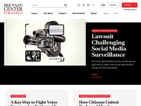 Desktop screenshot for brennancenter.org