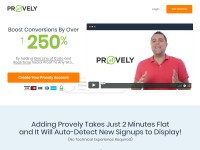 Desktop screenshot for provely.io