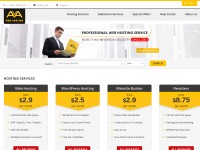 Desktop screenshot for avahost.net