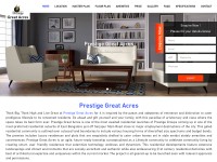 Desktop screenshot for prestigegreatacres.net.in