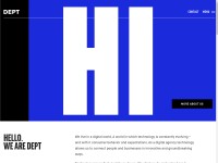 Desktop screenshot for deptagency.com